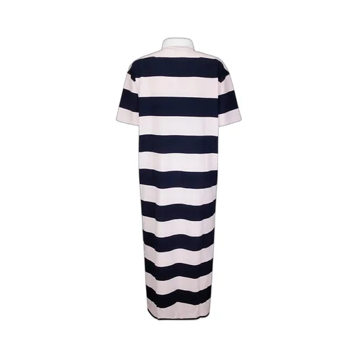 Striped Long Polo Dress