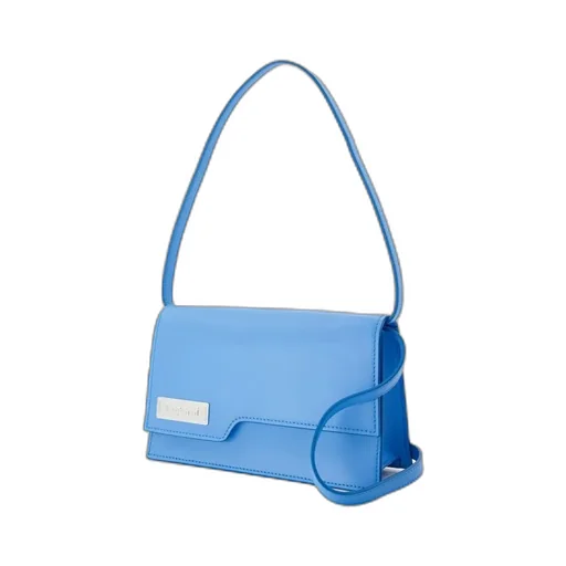 Logo Plaque Mini Folder Shoulder Bag