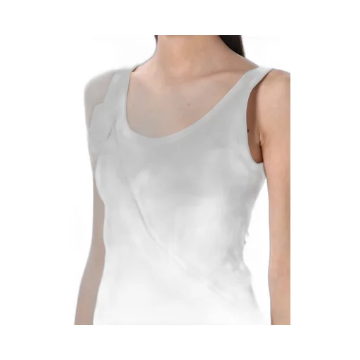 Rose Appliqué Mini Dress