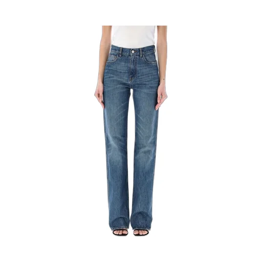 High-Waisted Slim-Fit Jeans