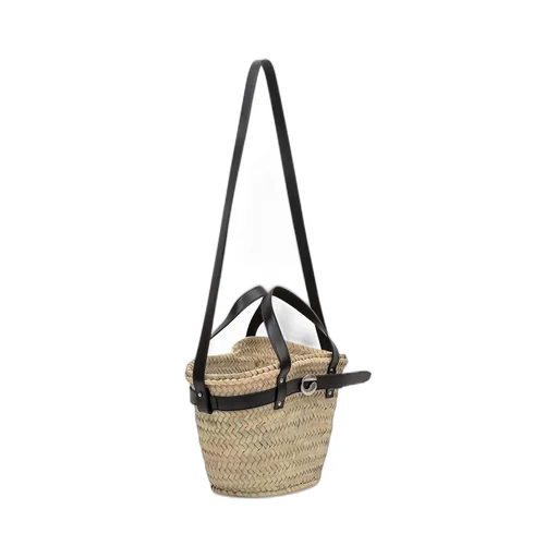 Logo Plaque Interwovened Shoulder Bag