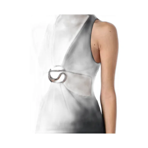 Cut-Out C-Logo Dress