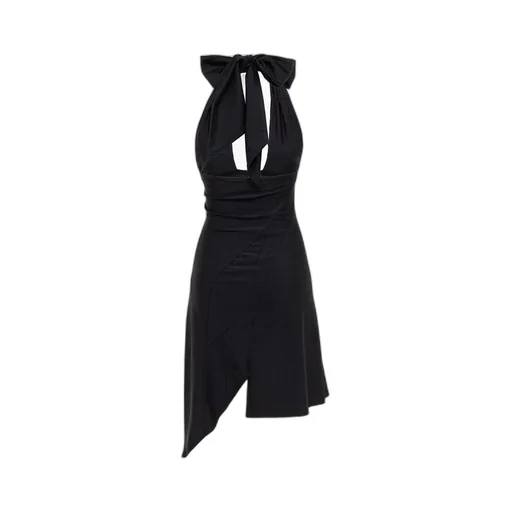 Racing Halterneck Mini Dress