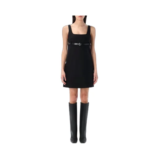 Belted Sleeveless Mini Dress