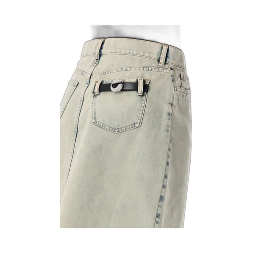 Denim Asymmetric Skirt