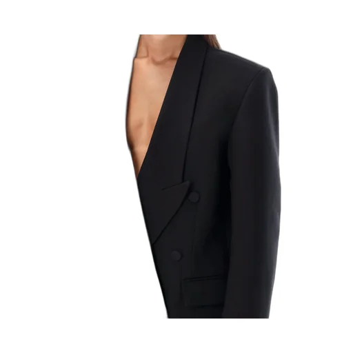 Double-Breasted Tailored Blazer
