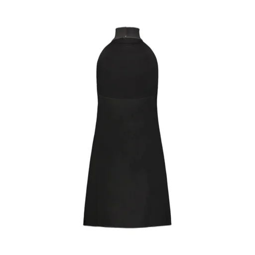High-Neck Sleeveless Mini Dress