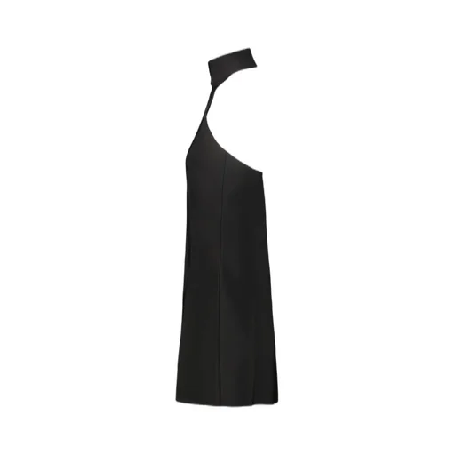 High-Neck Sleeveless Mini Dress