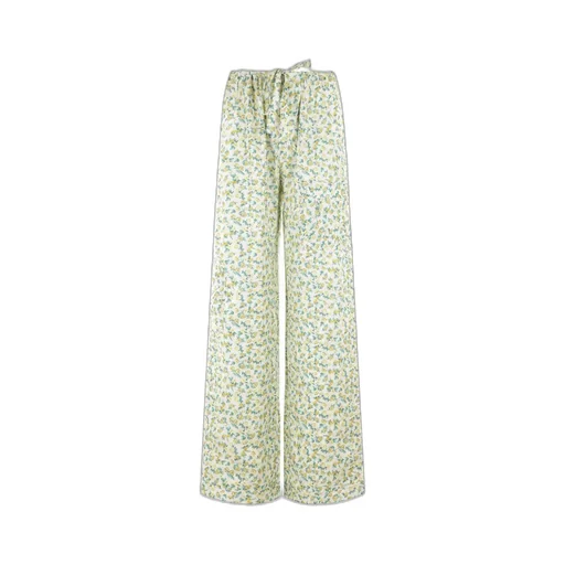 Floral Printed Drawstring Trousers