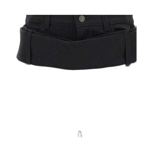Double Belted Flared Jeans
