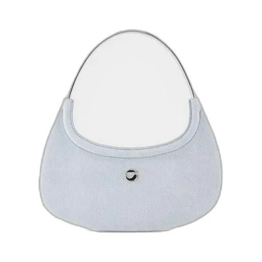 Ring Swipe Denim Shoulder Bag