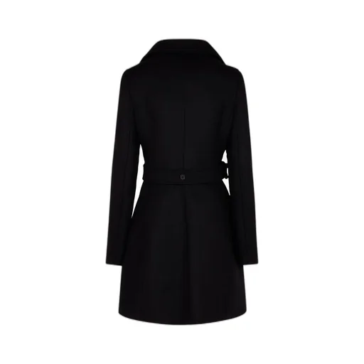 Asymmetrical Belt Coat