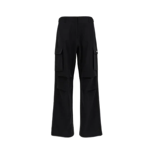 Wide-Leg Cargo Pants