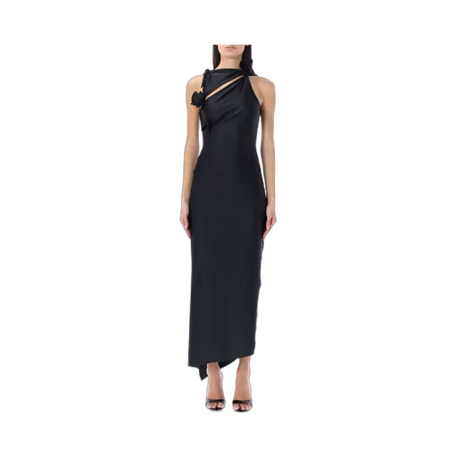 Asymmetric Flower Gown