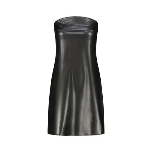 Logo Detailed Bustier Mini Dress