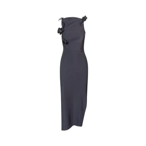 Asymmetric Flower Gown