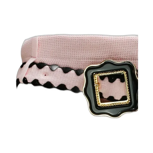 Belted High-Waisted Mini Skirt
