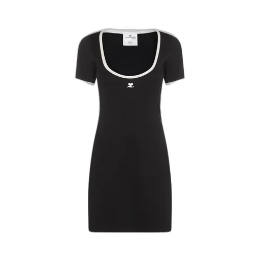 Holistic Scoop-Neck Mini Dress