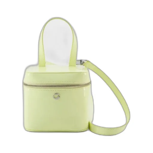 Logo Plaque Zipped Tote Bag