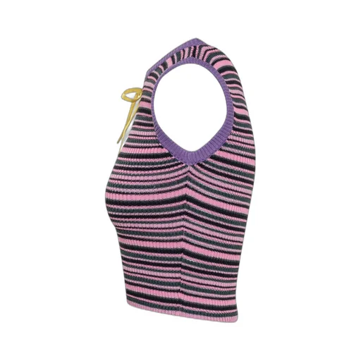 Gloria Striped Sleeveless Top