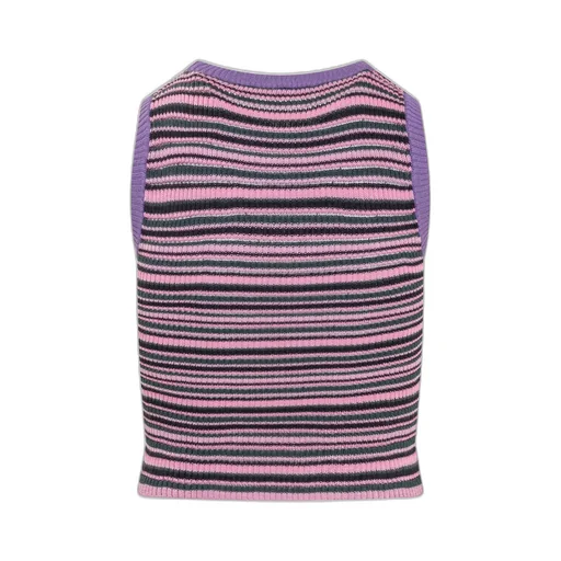 Gloria Striped Sleeveless Top