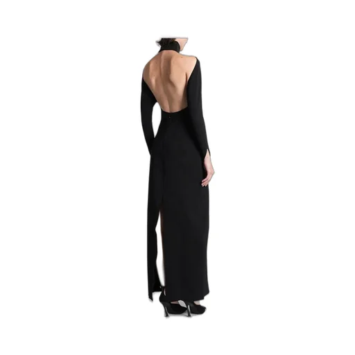 Floor-Length Cut-Out Gown