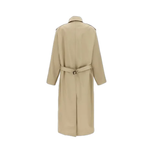 Button-Up Long Trench Coat