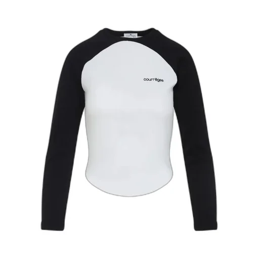 Logo Embroidered Long-Sleeved T-Shirt