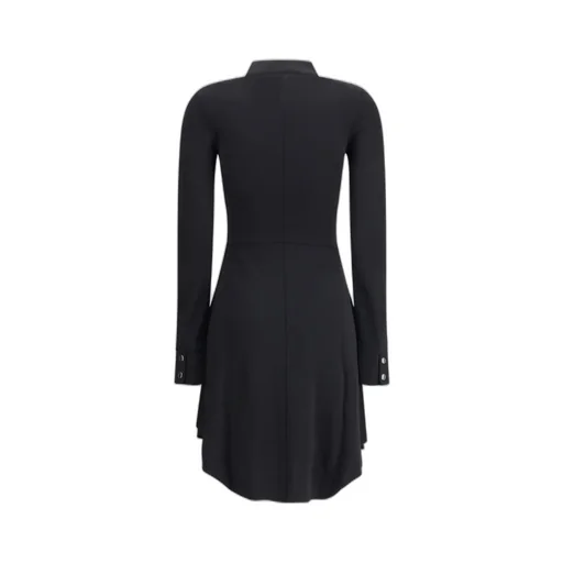 Biker Crepe Jersey Zipped Dress