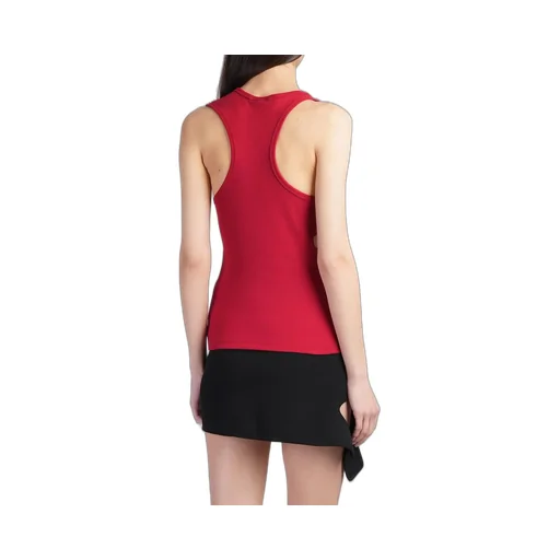 90's Ribbed Cut-Out Detailed Tank Top