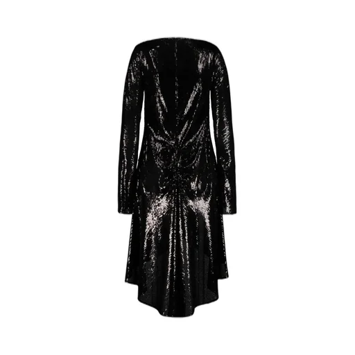 Zipped Ellipse Glitter Dress