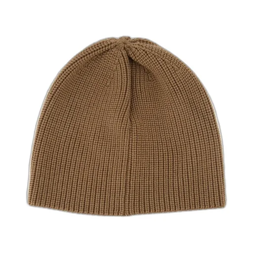 Logo Embroidered Ribbed-Knit Beanie