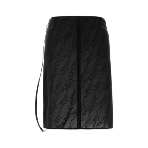 Zipped Lace Skirt