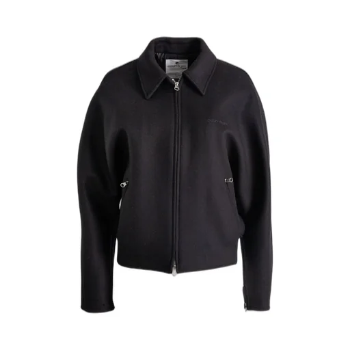 Logo Detailed Zip-Up Jacket