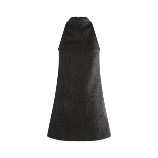 Heritage Caviar A-Line Dress