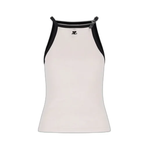 Buckle Contrast Tank Top