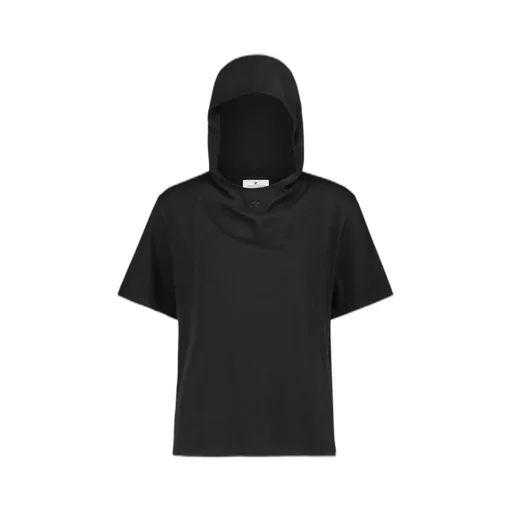 Logo Embroidered Hooded T-Shirt