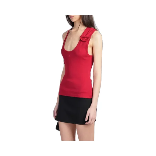 90's Ribbed Cut-Out Detailed Tank Top