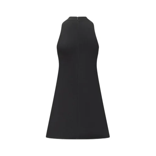 Sleeveless Twill A-Line Dress