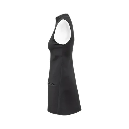 Sleeveless Twill A-Line Dress