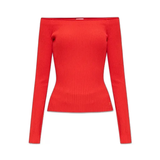 Ribbed Off-Shoulder Top
