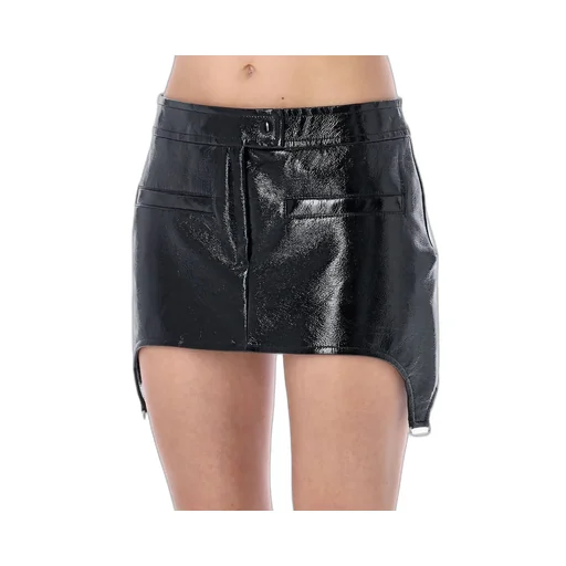 Suspenders Mini Skirt