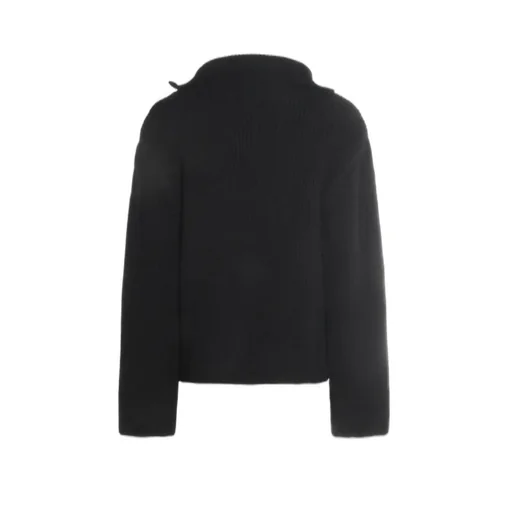 Half-Zipped Knitted Jumper
