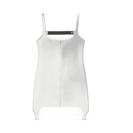 Strap Detailed Sleeveless Mini Dress