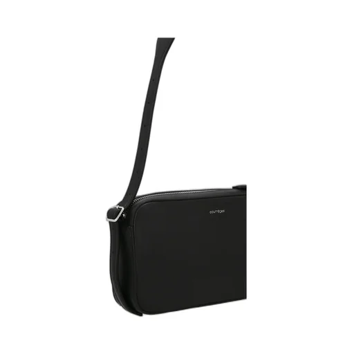 Logo Plaque Zip-Up Shoulder Bag