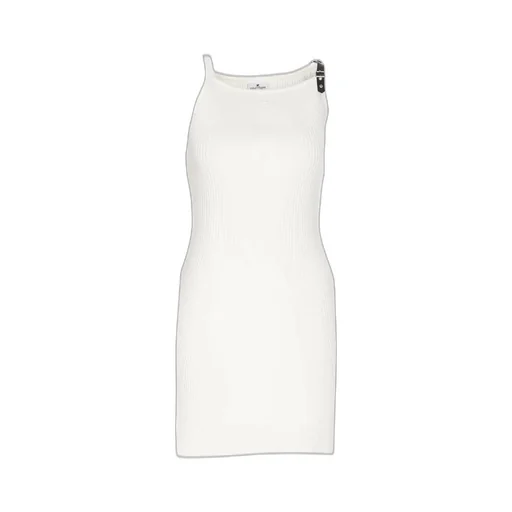 Neckline Rib Knit Dress