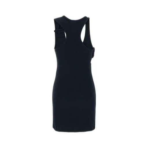 90's Cut-Out Detailed Ribbed Mini Dress