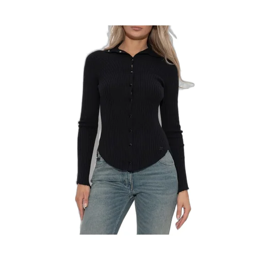 Stand Up Collar Cardigan