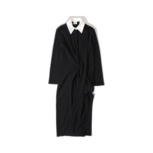 Polo Maxi Side Slit Dress