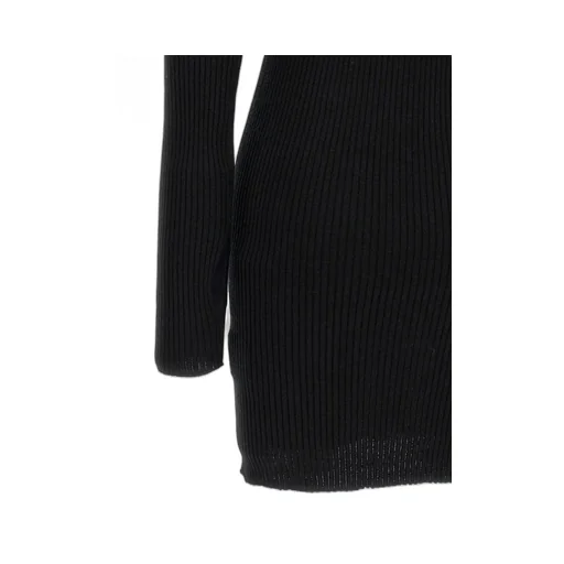 Engineered Light Rib Mockneck Mini Dress